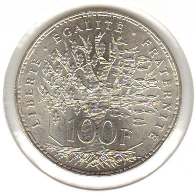 100F898-1983-2 - Philatélie 50 - pièce française de 100 francs