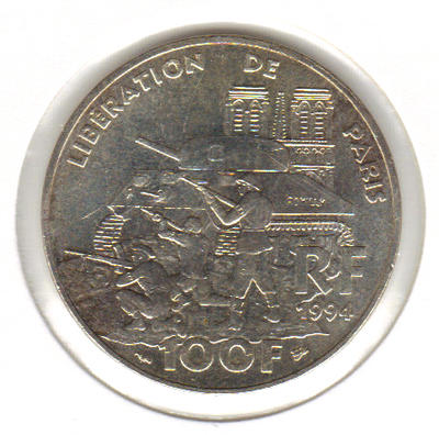100F935-1994-2 - Philatélie 50 - pièce française de 100 francs
