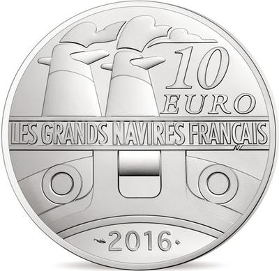 10 € l'Ile de France - Philatelie - pièce Monnaie de Paris - Les Grands Navires