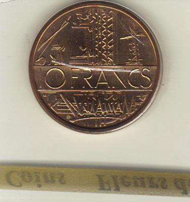 10 F 1981-2 - Philatelie - pièce de monnaie française - 10 francs