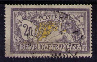 122 O - Philatélie 50 - timbre de France oblitéré N° Yvert et Tellier 122 - timbre de France de collection