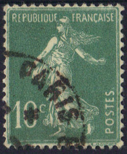 188B - Philatélie 50 - timbre de France oblitéré