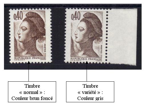 2183-2 - Philatelie - timbre de France avec variété