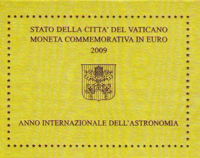 2 € Vatican 2009 coffret - pièce de monnaie euros - Philatélie 50