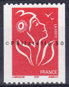3743 - Philatélie 50 - timbre de France neuf sans charnière - timbre de collection Yvert et Tellier - Marianne de Lamouche - 2005