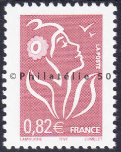 3757 - Philatélie 50 - timbre de France neuf sans chanrière - timbre de collection Yvert et Tellier - Marianne de Lamouche - 2005
