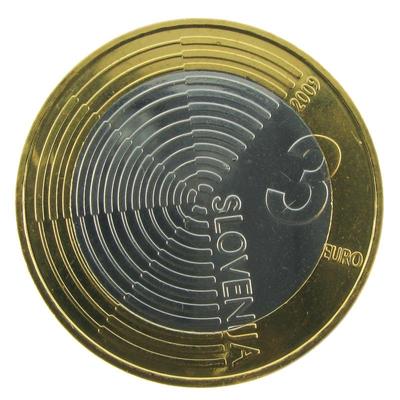 3€2009 - pièce de monnaie euros Slovénie 2009 - Philatelie 50 - 2