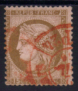 55b - Philatelie - timbre de France Classique - 3ème république
