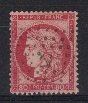 57 oblitération Ancre - Philatélie 50 - timbre classique 3ème république