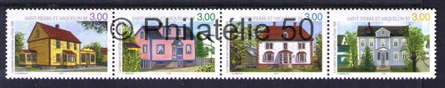 676-679 timbres de collection Saint-Pierre et Miquelet Philatélie 50 1998