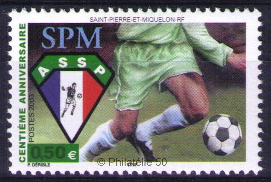 798 timbre de collection Yvert et Tellier timbre de Saint-Pierre et Miquelon 2003