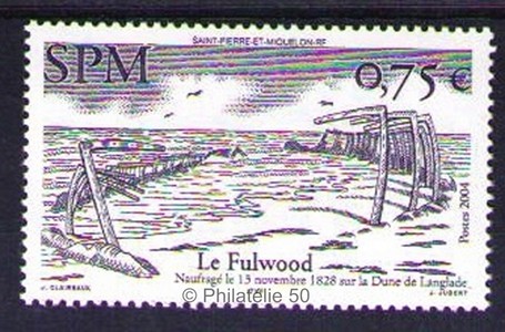 822 timbre de collection Yvert et Tellier timbre de Saint-Pierre et Miquelon  2004