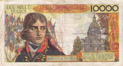 55-1-TB - 2 - Philatélie 50 - billet de banque  de 100 Francs surchargé - billet de baque de France de collection