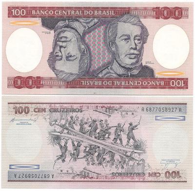 Brésil - Pick 198b - Billet de collection de la Banque centrale du Brésil - Billetophilie