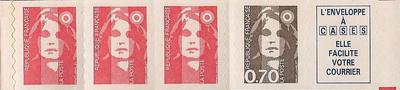 C1505 - Philatelie - Carnet de timbres à composition variable N° 1505 du catalogue Yvert et Tellier - Carnet de timbres de france de collection
