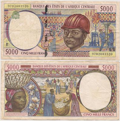 Cameroun - Pick 204Ec - Billet de collection de la Banque des Etats de l'Afrique Centrale - Billetophilie
