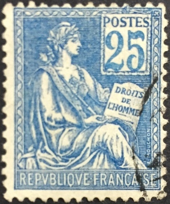 RF114O - Philatélie - Timbre de France n° Yvert et Tellier 114 oblitéré - Timbres de collection