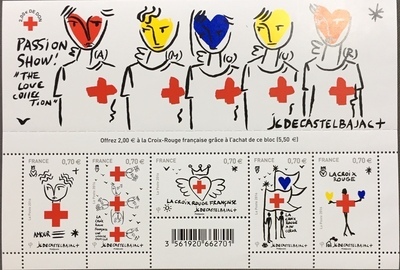 RFF5106 - Philatélie - Feuillet de timbres de France N° YT 5106 - Timbres croix rouge