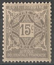COTITAX11 - Philatélie - Timbre Taxe de Côte d'Ivoire N° Yvert et Tellier 11 - Timbres de colonies françaises - Timbres de collection