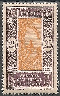 DAH63 - Philatélie - Timbre du Dahomey N° Yvert et Tellier 63 - Timbres des colonies françaises - Timbres de collection
