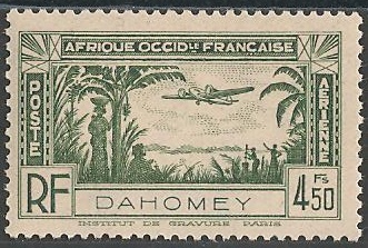 DAHPA3 - Philatélie - Timbre Poste Aérienne du Dahomey N° Yvert et Tellier 3 - Timbres des colonies françaises - Timbres de collection