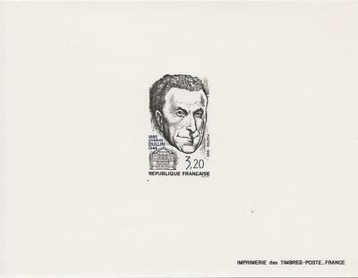 EP.LUXE2390 - Philatélie - Epreuve de luxe du timbre de France N° 2390 du catalogue Yvert et Tellier - Epreuves de luxe de collection