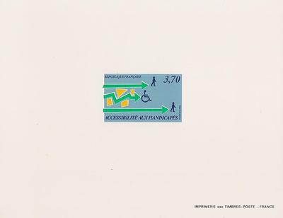 EP.LUXE2536 - Philatélie - Epreuve de luxe du timbre de France N° 2536 du catalogue Yvert et Tellier - Epreuves de luxe de collection