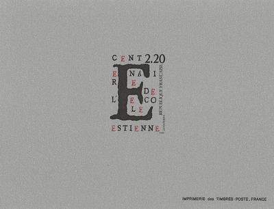EP.LUXE2563 - Philatélie - Epreuve de luxe du timbre de France N° 2563 du catalogue Yvert et Tellier - Epreuves de luxe de collection