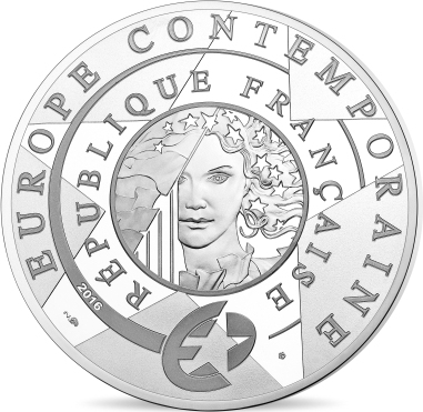 EUROPA ARGENT - Philatelie - pièce de monnaie Monnaie de Paris - collection EUROPA STAR 2016