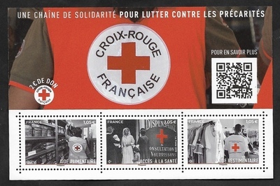 F 5350 - Philatélie - carnet de timbres de France Croix Rouge