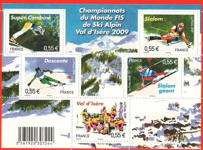 F4329 - Philatélie - Feuillet de timbres de France N° Yvert et Tellier 4329 - Timbres de collection