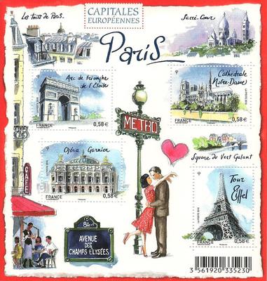 F4514 - Philatélie - Feuillet de timbres de France N° Yvert et Tellier 4514 - Timbres de collection