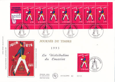 FDC.GdFormat.BC2794 - Philatélie - enveloppe premier jour de France avec carnet N° BC2794 du catalogue Yvert et Telier