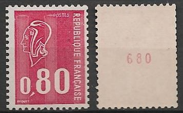 FR1816c - Philatélie - Timbre de France N° 1816c du catalogue Yvert et Tellier numéro rouge - Timbres de collection