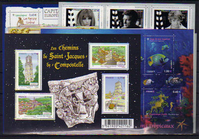 FRC2012-2 - Philatelie - année complète de timbres de France