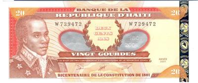Haïti - Philatélie - billets de banque de collection du monde