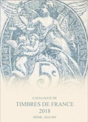 ID1760-18 - Philatélie - Catalogue Maury et Spink 2018 pour timbres de france - Catalogue de cotation - Timbres de collection