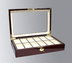 ID260 - Philatelie 50 - coffret vitrine pour montres - 2