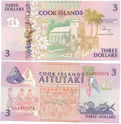 Iles Cook - Pick 7 - Billet de collection du gouvernement des Iles Cook - Billetophilie.jpeg