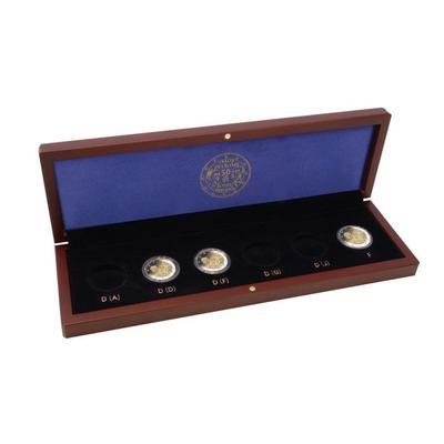 LE344139 - Philatelie - Ecrin numismatique volterra pièces 2€ commémoratives traité de l'élysée - Matériel numismatique