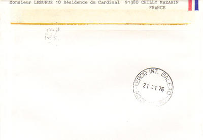 Lettre concorde-2 - Philatélie - timbre de France sur lettre