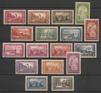 MON119-134 - Philatélie - Timbres de Monaco N° 119 à 134 du catalogue Yvert et Tellier neufs - Timbres de collection