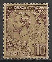 MON14char - Philatélie - Timbre de Monaco N° Yvert et Tellier 14 neuf - Timbres de collection