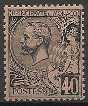 MON17 - Philatélie - Timbre de Monaco N° Yvert et Tellier 17 neuf - Timbres de collection