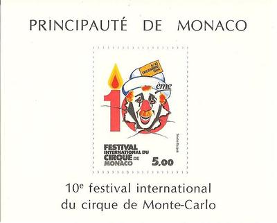 MONBF29 - Philatélie - Bloc feuillet de Monaco N° Yvert et Tellier 29 - Timbres de Monaco - Timbres de collection