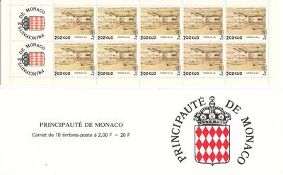 MONCAR3 - Philatélie - Carnet de timbres de Monaco n° YT 3 - Timbres de collection
