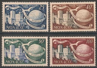 MONPA45-48 - Philatélie - Timbres Poste Aérienne de Monaco N° Yvert et Tellier 45 à 48 - Timbres de collection