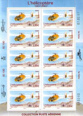 F70 feuille - Philatélie 50 - timbre de France Poste Aérienne N° Yvert et Tellier 70
