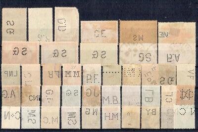 Perforés 41/2 - 2 - Philatelie - timbres de France perforés
