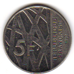 Pièce 2 - Philatélie 50 - pièce de 5 francs - pièce de monnaie française de collection